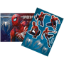 Imagem de KIT DECORATIVO SPIDER GAMER VERSE 1 FOLHA 64X45 + 1 FOLHA DESTACÁVEL - 01 UNIDADE