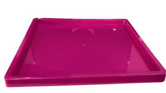 Imagem de BANDEJA RETANGULAR PINK 30X25 - 01 UNIDADE