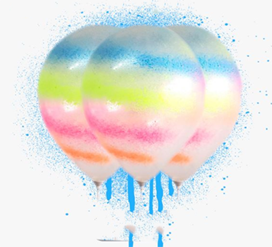 Imagem de BALÃO REDONDO DE LÁTEX GRAFFITI CRISTAL MULTCOLOR 10" (APROX.25CM) - 10 UNIDADES