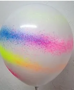 Imagem de BALÃO REDONDO DE LÁTEX BALLONTECH GRAFITTI BRANCO MULTICOLOR 10"/23CM - 10 UNIDADES