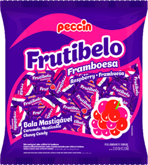 Imagem de BALA MASTIGÁVEL FRUTIBELO PECCIN 250G - 01 UNIDADE