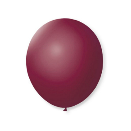 Imagem de BALÃO REDONDO DE LÁTEX LISO MARSALA 11'' - 50 UNIDADES