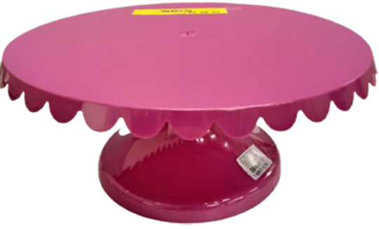 Imagem de BOLEIRA GIRATÓRIA DE PLPÁSTIO PINK 32 CM - 01 UNIDADE