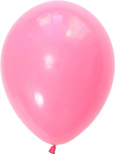 Imagem de BALÃO REDONDO DE LÁTEX LISO ROSA 16"(APROX.40CM) - 10 UNIDADES