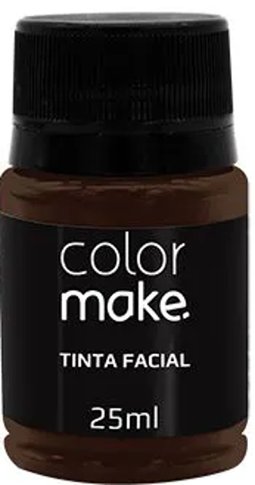 Imagem de TINTA FACIAL LÍQUIDA MARRON COLORMAKE 25ML - 01 UNIDADE