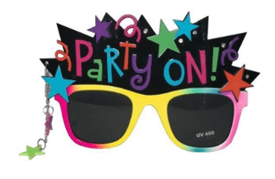 Imagem de OCULOS DE PLASTICO PARTY ON - 15 cm