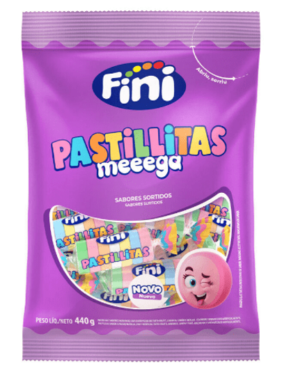 Imagem de PASTILLITAS MORANGO 440G - 01 UNIDADE