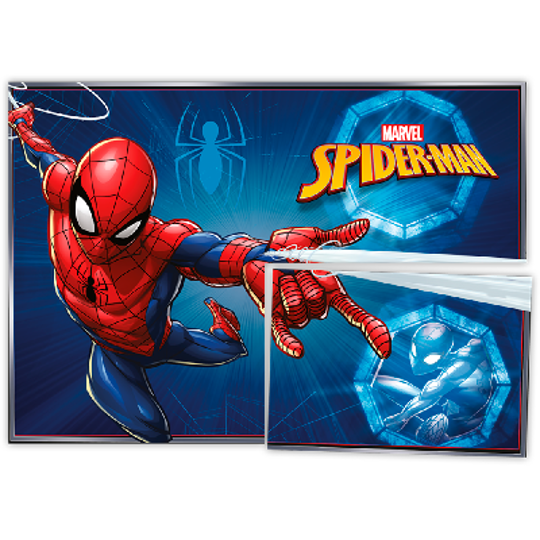 Imagem de PAINEL DE MONTAR SPIDER MAN 1,26X88CM - 01 UNIDADE