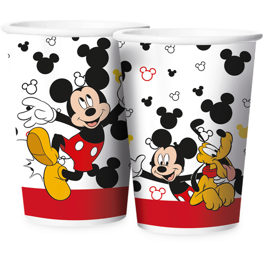 Imagem de COPO DE PAPEL 180 ml MICKEY MOUSE C/12 UNIDADES - 01 UNIDADE