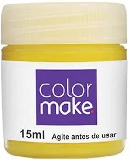 Imagem de TINTA LÍQUIDA FACIAL AMARELO 15G - 01 UNIDADE