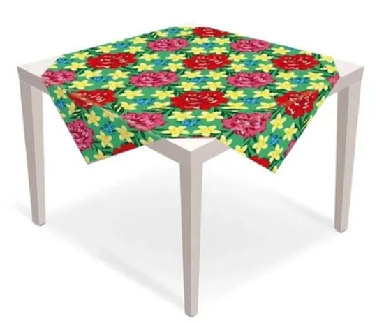 Imagem de TOALHA DE MESA CONVIDADOS ARRAIA 2 - 79x79 PT C/5 UN