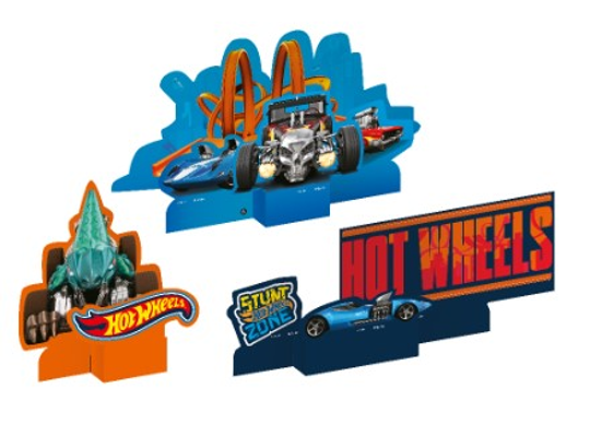 Imagem de DECORAÇÃO ESPECIAL HOT WHEELS  C/03 UNIDADES - 01 UNIDADE