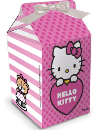 Imagem de CAIXA MILK HELLO KITTY ROSA COM 08 UNIDADES - 01 UNIDADE