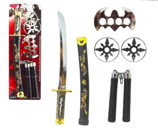 Kit Festa Ninja Samurai - Decoração Infantil