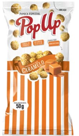 Imagem de PIPOCA POP UP CARAMELO 50G - 01 UNIDADE