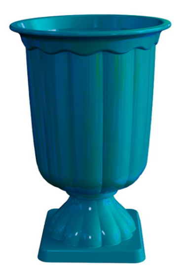 Imagem de VASO GREGO Ã˜12,5CMX19CM - AZUL PETROLEO