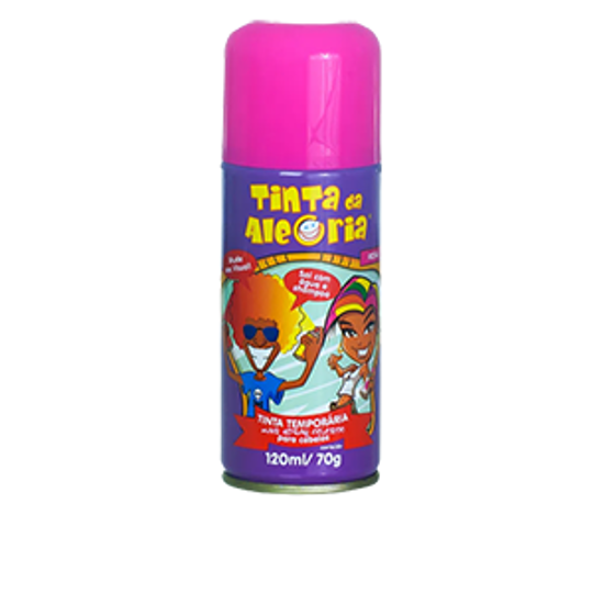 Imagem de SPRAY PINTA CABELO ROSA 120ML/70G - 01 UNIDADE