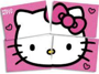 Imagem de PAINEL 4 LÂMINAS HELLO KITTY ROSA- 01 UNIDADE