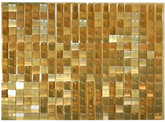 Imagem de PAINEL MÁGICO SHIMMER WALL OURO 87,4x62,5CM - 01 UNIDADE