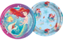 Imagem de PRATO DE PAPEL REDONDO 18 cm ARIEL DISNEY COM 12 UNIDADES - 01 UNIDADE