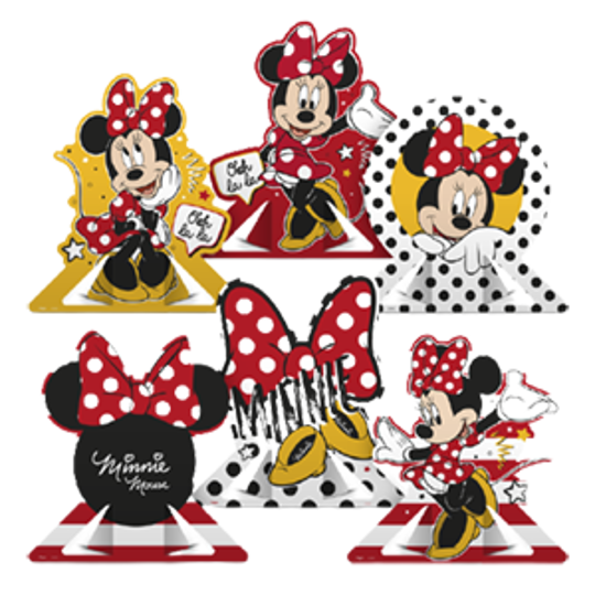 Imagem de DECORAÇÃO DE MESA MINNIE MOUSE  06 UN - 01 UNIDADE