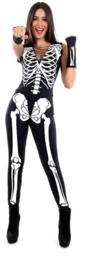 Big FestasBig FestasFANTASIA HALLOWEEN BONECO ASSASSINO FEMININO ADULTO M /  42 A 44 - 01 UNIDADE