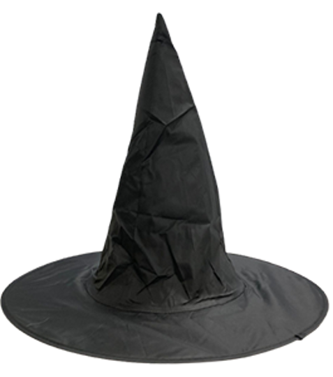 Chapéu de Bruxa Preto Halloween - Extra Festas
