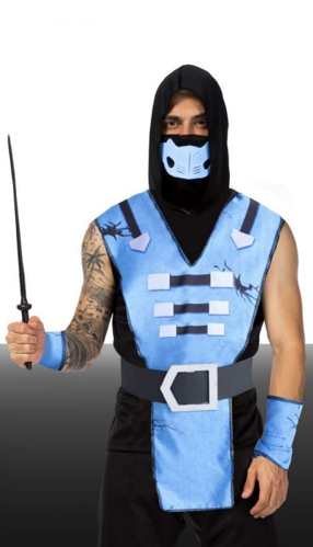 Fantasia Ninja Cosplay Infantil Masculino