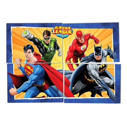 Big FestasBig FestasPAINEL DECORATIVO 4 LÂMINAS CAPITÃ MARVEL - 01